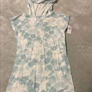 Old Navy Kids Blue Tie-Dye Swim Coverup